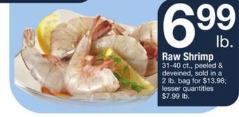 ACME Raw shrimp offer