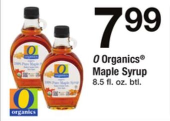 ACME O organics® maple syrup offer