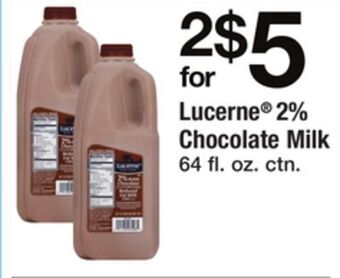 ACME Lucerne® 2% chocolate milk offer