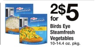 ACME Birds eye steamfresh vegetables offer