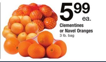 ACME Clementines or navel oranges offer