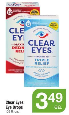 ACME Clear eyes eye drops offer