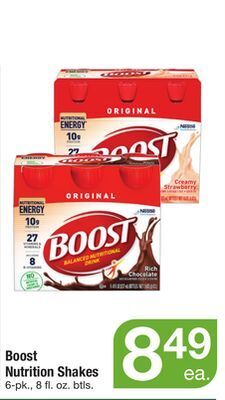 ACME Boost nutrition shakes offer