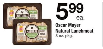 ACME Oscar mayer natural lunchmeat offer