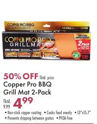 Boscov's Copper pro bbq grill mat 2-pack offer