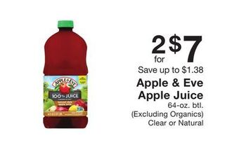 Fairway Store Market Apple & eve apple juice offer
