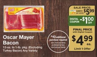 The Fresh Grocer Bacon offer