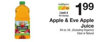 The Fresh Grocer Apple juice offer