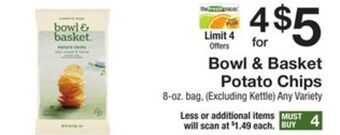 The Fresh Grocer Potato chips offer