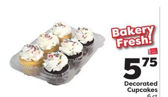 Weis Markets Decorated cupcakes offer