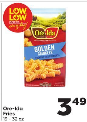 Weis Markets Ore-ida fries offer