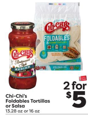 Weis Markets Chi-chi's foldables tortillas or salsa offer