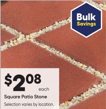 Lowe's Square patio stone offer