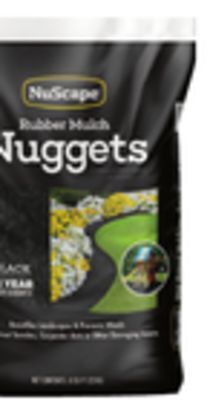 Lowe's 0.8-cu ft rubber mulch nuggets offer