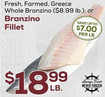 DeCicco & Sons Branzino fillet offer