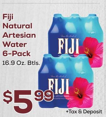 DeCicco & Sons Fiji natural artesian water 6-pack offer