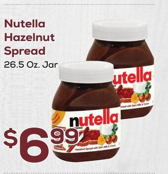 DeCicco & Sons Nutella hazelnut spread offer