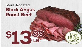 DeCicco & Sons Store-roasted black angus roast beef offer