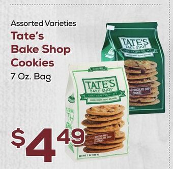 DeCicco & Sons Tate's bake shop cookies offer