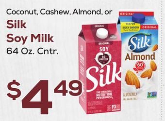 DeCicco & Sons Silk soy milk offer