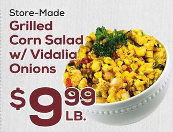 DeCicco & Sons Grilled corn salad w/vidalia onions offer