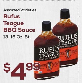 DeCicco & Sons Rufus teague bbq sauce offer