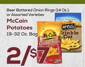 DeCicco & Sons Mccain potatoes, 19-32 oz. bag offer