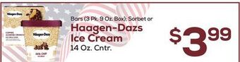 DeCicco & Sons Haagen-dazs ice cream, 14 oz. cntr offer