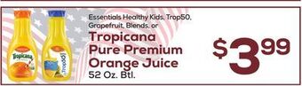 DeCicco & Sons Tropicana pure premium orange juice offer