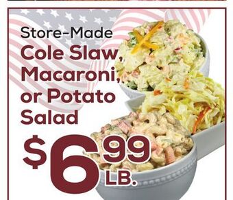 DeCicco & Sons Cole slaw, macaroni, or potato salad offer