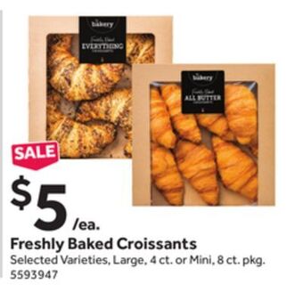 Stop&Shop Freshly baked croissants offer