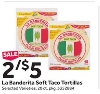 Stop&Shop La banderita soft taco tortillas offer