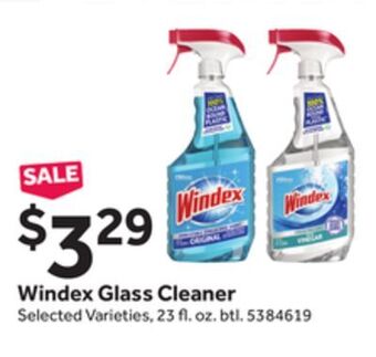 Stop&Shop Windex glass cleaner offer