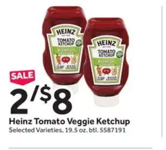Stop&Shop Heinz tomato veggie ketchup offer