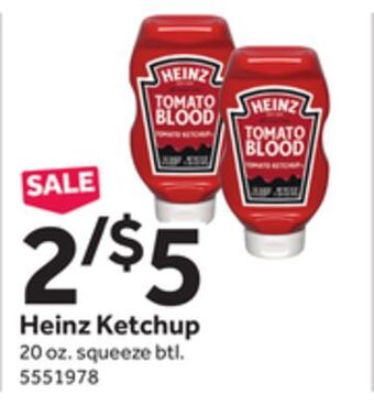 Stop&Shop Heinz ketchup offer
