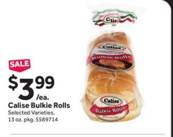 Stop&Shop Calise bulkie rolls offer