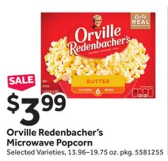 Stop&Shop Orville redenbacher's microwave popcorn offer