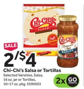 Stop&Shop Chi-chi's salsa or tortillas offer