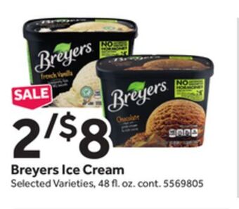 Stop&Shop Breyers ice cream offer