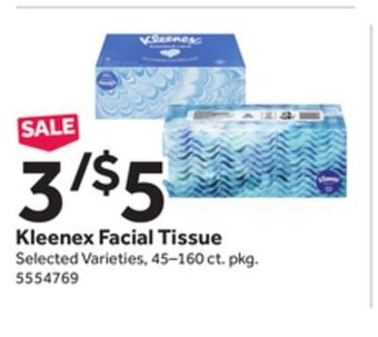 Stop&Shop Kleenex facial tissue offer