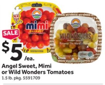 Stop&Shop Angel sweet, mimi or wild wonders tomatoes offer