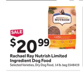 Stop&Shop Rachael ray nutrish limited ingredient dog food offer