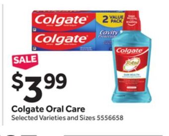 Stop&Shop Colgate oral care offer