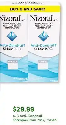 Harmon Face Values Nizoral a-d anti-dandru shampoo twin pack offer