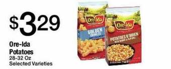 Jons International Ore-ida potatoes offer