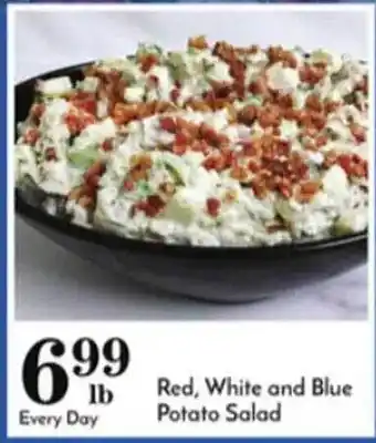 Pavilions Red, white and blue potato salad offer