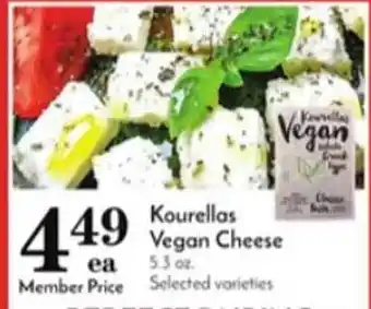 Pavilions Kourellas vegan cheese offer