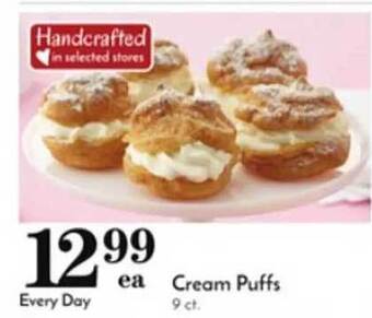 Pavilions Cream puffs offer