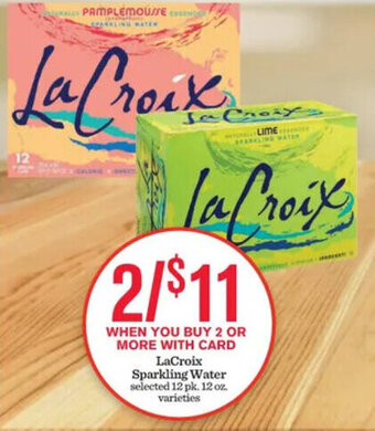 Mariano's LaCroix Sparkling Water offer