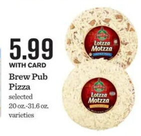Mariano's Brew Pub Pizza offer